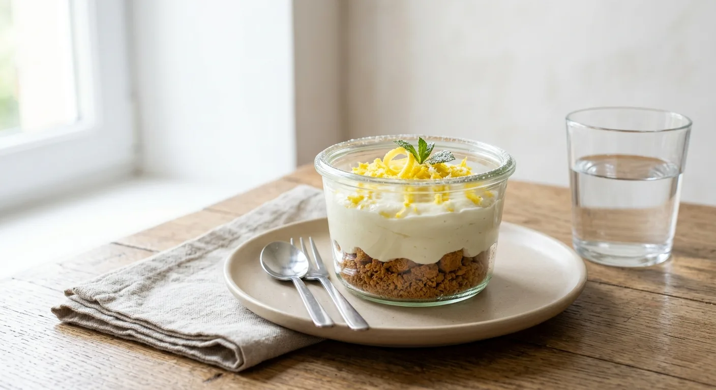 Cheesecake au citron sans cuisson