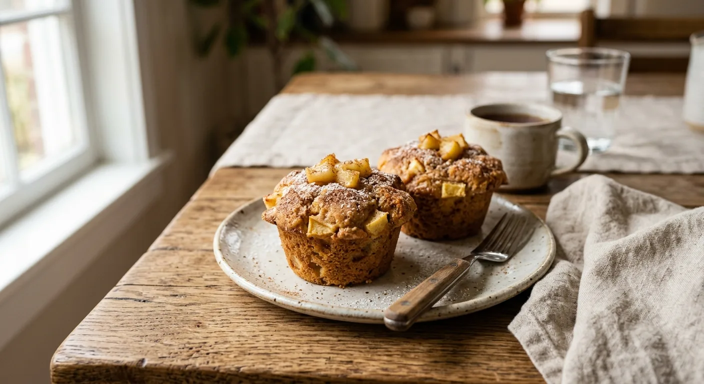 Muffins pomme et cannelle